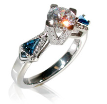 Diamonds and Sapphires for Wedding Jewelry