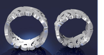 ruby diamonds wedding rings